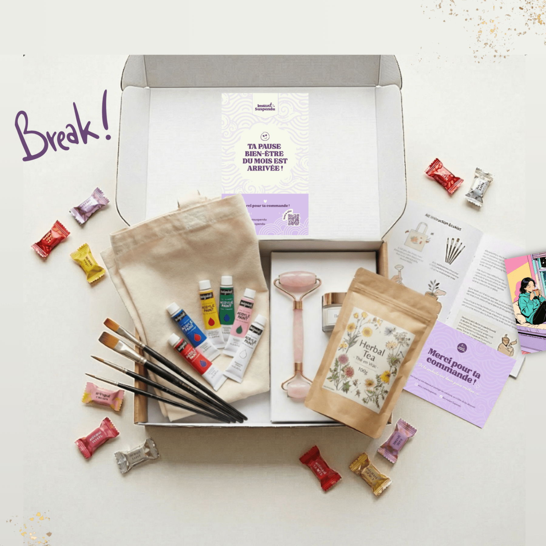 La Box mensuelle - Box Instant suspendu