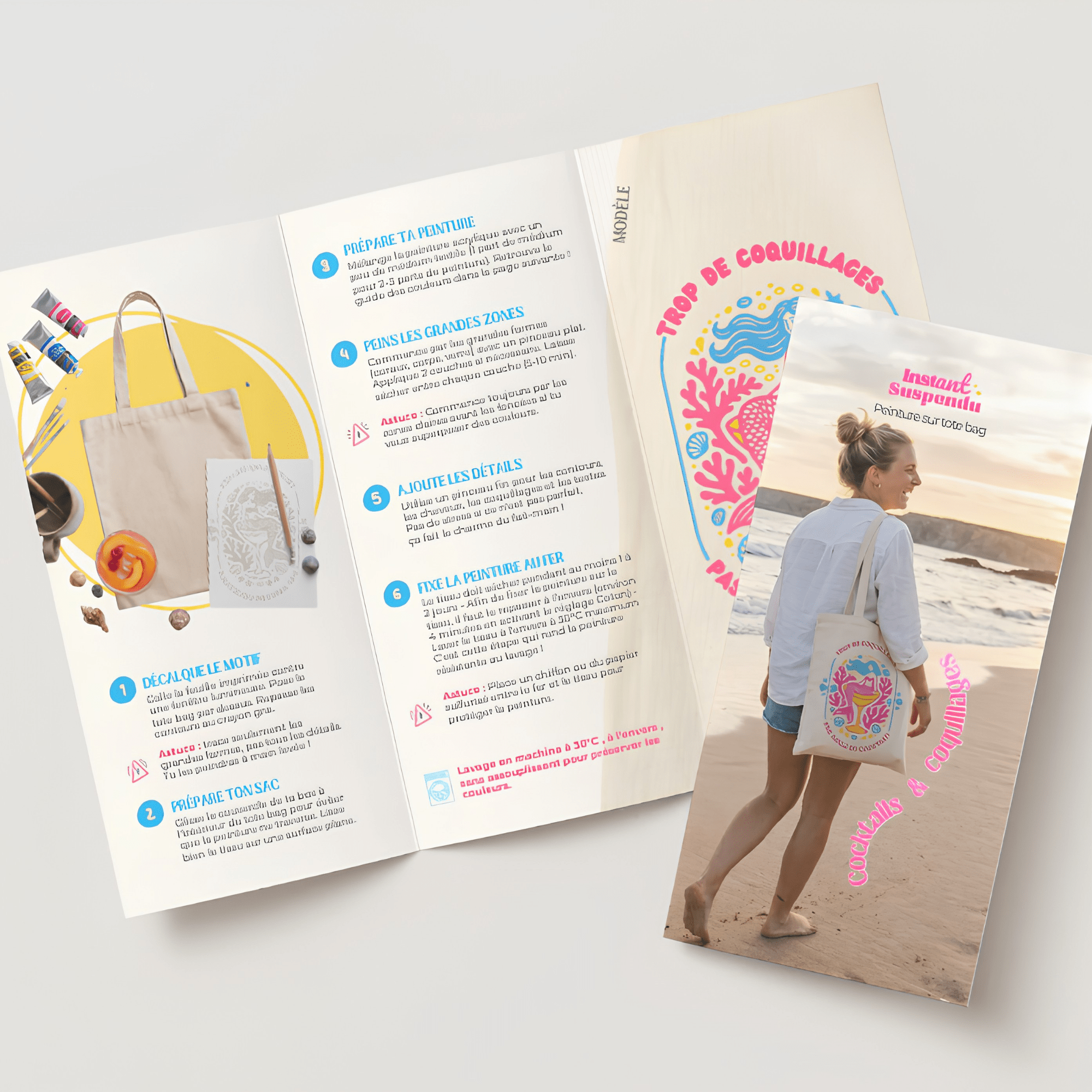 Mini kit - Peinture sur tote bag - Box Instant suspendu